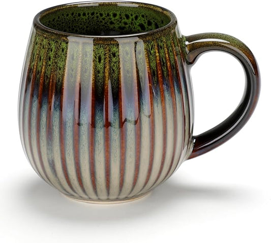 CosyCorner Ceramic Coffee Mug, 17 oz Large Coffee Cups for Home and Office, Ceramic Cup for Coffee & Tea（B） by CosyCorner