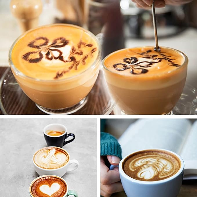 Stainless-steel Coffee Latte Art Pen - Spice Pen Cappuccino Espresso Machine Accessory Fancy Stitch Barista Tool, 1 Piece