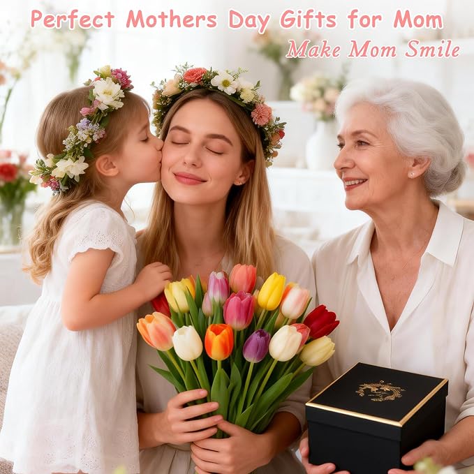 Mothers Day Birthday Gifts for Mom from Daughter Son - 14Oz Funny Best Mom Mug with Gold Print, Unique Pink Marble Coffee Cup with Lid Spoon Greeting Card, Happy Moms Gifts Idea, Luxury Gift Boxed Set - Image 8