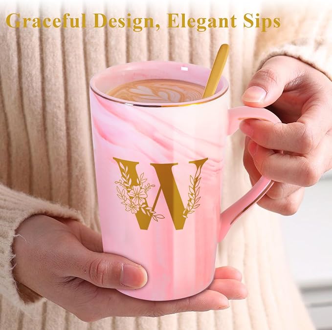 MNZZ Personalized Ceramic Coffee Mug with Lid Tea Cup Gifts Women Men Teacher Christmas Music Dance Science Daycare Special Education Need English History Sunday School Spanish Autism Reading Gym,W - Image 6