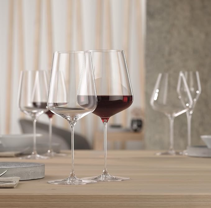 Spiegelau Definition Crystal Universal Wine Glasses for Red and White Wines, Durable Drinking Glasses for Housewarming, Birthday Party, Wedding Gifts, Home Bar, Elegant Glassware, 19 oz, Set of 2 - Image 8