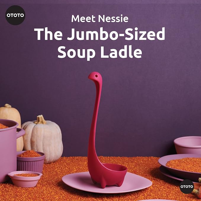 OTOTO The Original Nessie Ladle - Soup Ladle, Funny Gadgets, Loch Ness design, Cooking Gifts for Mom - Cute and Practical Kitchen Utensils - Unique Gifts for Women - Image 3