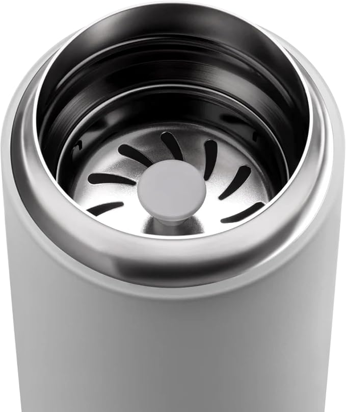 Fellow Carter Move Ceramic Lined Travel Coffee Mug 12 oz Stainless Steel | No Metallic Taste Coffee Tumbler, Leak-Proof Lid, Dishwasher Safe, Hot 12Hr Cold 24Hr, BPA-Free, Fits Cup Holders, Matte Grey - Image 4