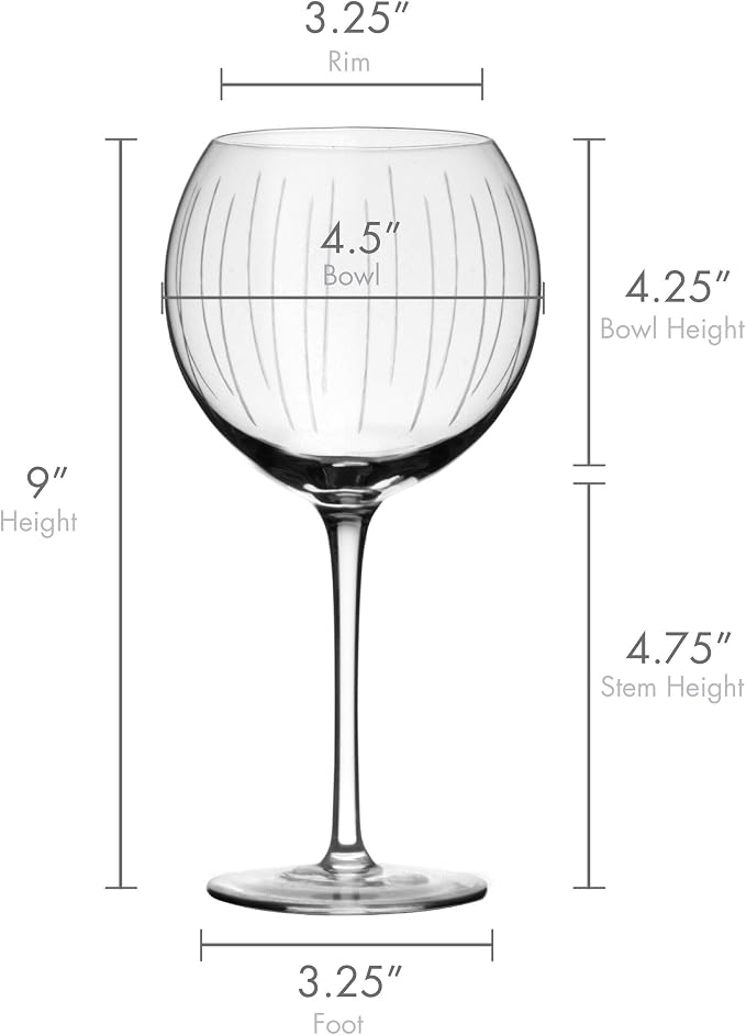 Mikasa Cheers Balloon Goblet Wine Glass, 24.5-Ounce, Set of 4, Transparent - Image 2