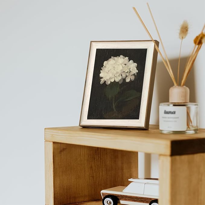 XOCUUI Unframed Vintage Wall Art: White Hydrangea by James Stuart Parker (12"x16") - Image 8