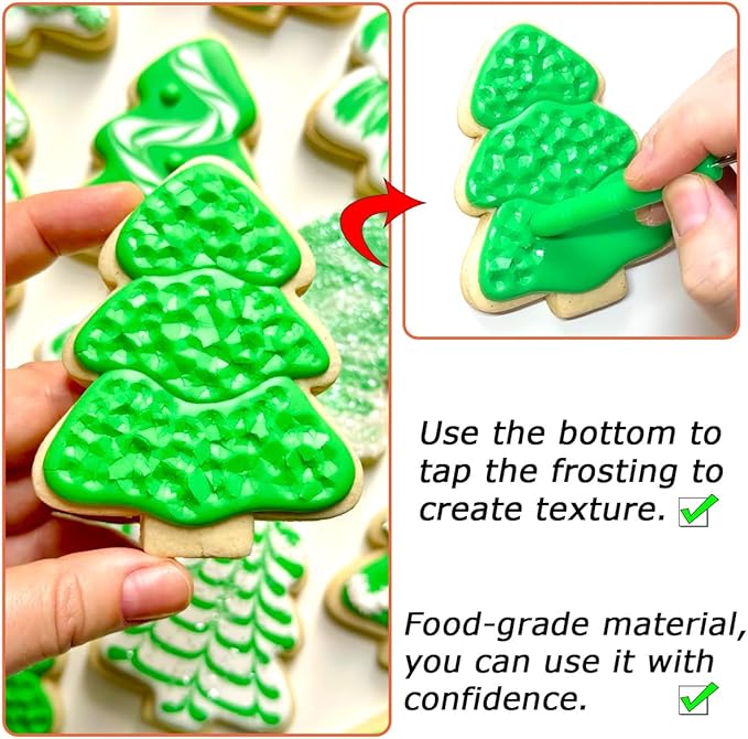 Cookie Scribe Sugar Stir Needle 12PCS with Storage Box, Cookie Decorating Tools and Supplies for DIY Royal Icing Biscuit Coffee Sugarcraft