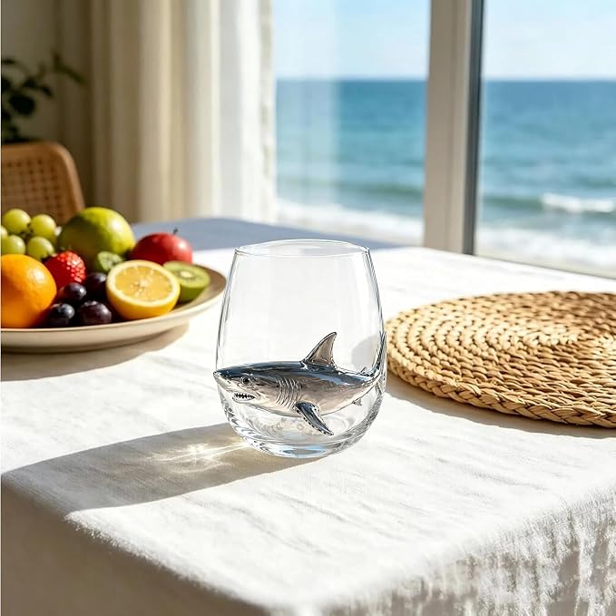 Artisan Blue Octopus Glassware Handmade 3D Ocean Decor Gift - Image 2