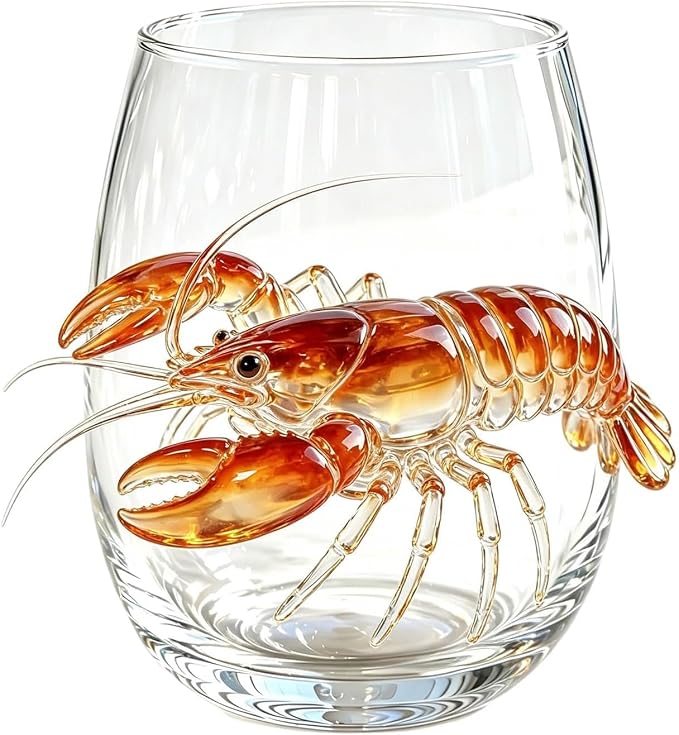 Artisan Blue Octopus Glassware Handmade 3D Ocean Decor Gift - Image 9