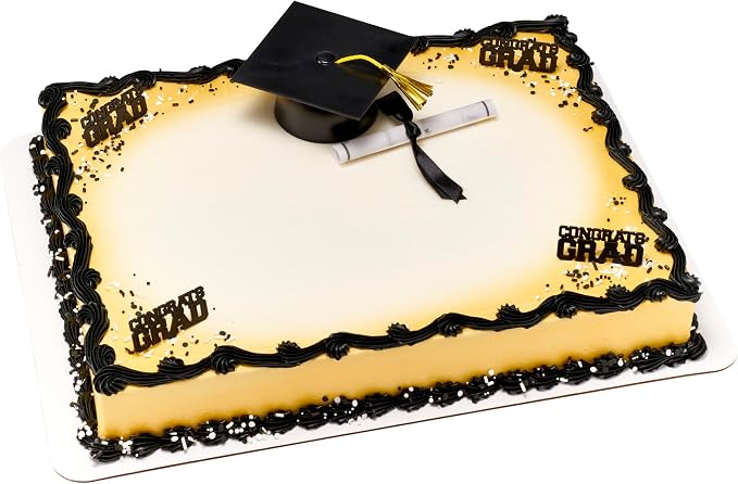 DecoPac Graduation Fusion Mix Candy Sprinkles, 26oz, Fancy Sprinkles in Handheld Container, Edible Black And White Sprinkles For Celebration Cakes, Cupcakes, Cookies and Donuts - Image 8