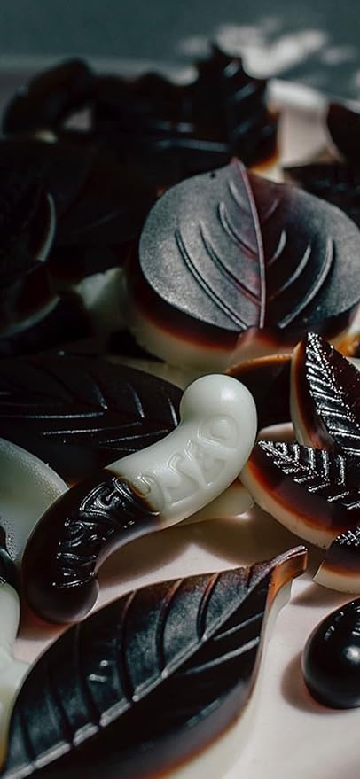LĒVO Gummy Worm Silicone Candy Molds - Set of 2 Candy Mold Trays with Dividers & Snap On Lids - Make Your Own Two Tone Gummy Worms - For Your LĒVO Infusion - Made from Non-Stick Food Grade Silicone - Image 9