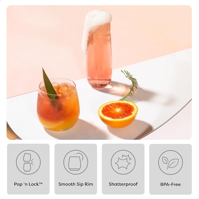 TOSSWARE POP 9oz Flute, Premium Quality, Recyclable, Unbreakable & Crystal Clear Plastic Champagne Glasses, Count of 48 - Image 3