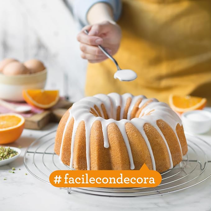 Decora 0080114 Carol Non-Stick Mould Diameter 24 x 10 h cm, Die-Cast Aluminium, for Making Sweet and Savoury Preparations - Image 7