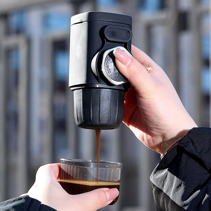 Portable Coffee Maker Compact and Efficient Hand Press Machine for Home Outdoor Travel 304 Stainless Steel - Image 9