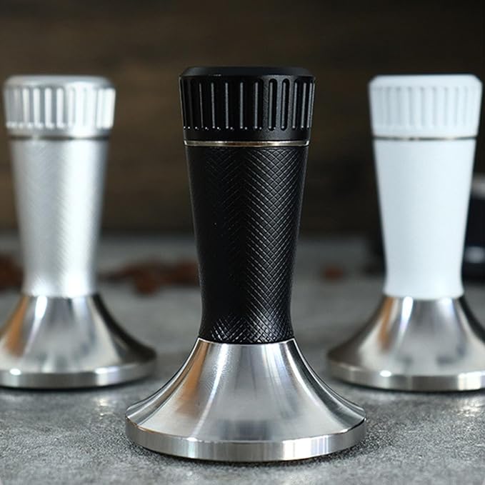 2 in 1 with Espresso Tamper, Magnetic Set 53mm Espresso Coffee Tamper for 54mm Portafilter Basket,Coffee Distributor Tamper for Espresso Machine Accessories,Handle Press Tool (Black)