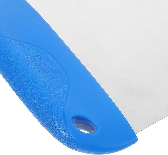 VALICLUD Stainless Steel Dough Cutter with Sharp Cutting Edge and Comfortable Plastic Handle, Kitchen Pastry Tool for Precise Cutting and Scraping, for Home Baking and Pizza Preparation - Image 3