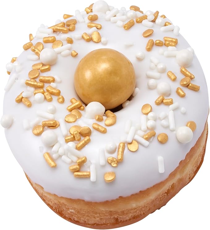 DecoPac Gold Celebration Wishes Fusion Mix Sprinkles, 26oz, Shaped Candy Sprinkles in Handheld Container, Edible Decorations For Celebration Cakes, Cupcakes, Cookies and Donuts - Image 12