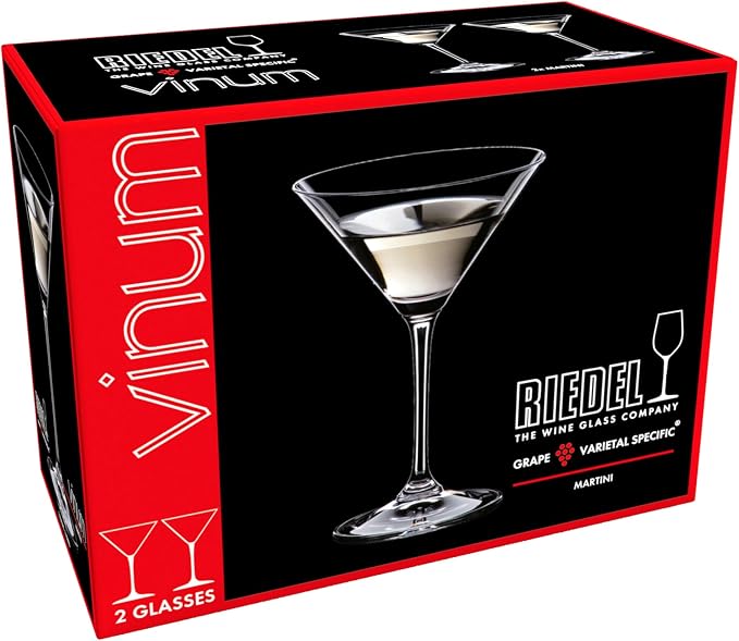 Riedel Vinum Martini Glasses - Crystal Glass, Dishwasher Safe, 2-Piece Set - Essential Home Bar Glassware 6416/77 | 2-Piece Set - Essential Home Bar Glassware, Crystal Glass, Dishwasher Safe - Image 6