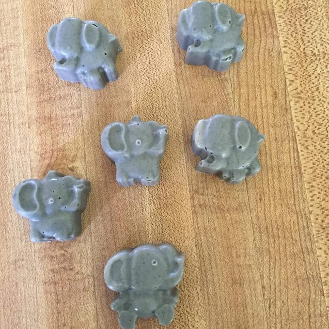 2 Pack Elephant Chocolate Candy Molds, Elephant Silicone Keto Fat Bombs Molds Mini Soap Crayon Melt Resin Mould Ice Cube Tray Baby Shower Party Favors Supplies - Image 7