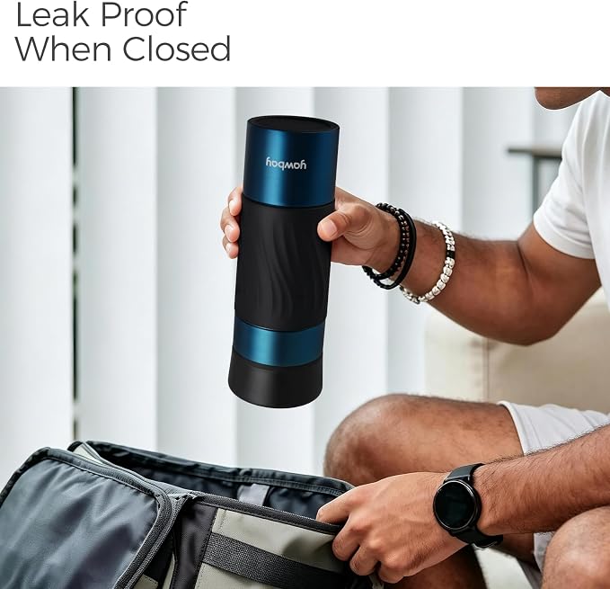 Travel Coffee Mug with 360°Lid, Travel Coffee Tumbler 16 oz Leak Proof, Stainless Steel Insulated Travel Mugs for Hot and Cold Spill Proof(MetPaintViolet) - Image 7