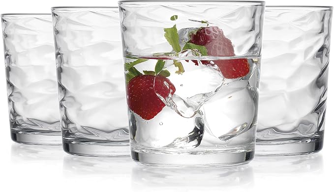 Glaver's Whiskey Glasses Set of 6. Hammered Cocktail Glasses,13oz. Bar Glasses. Old Fashioned Glasses for Scotch,Rum,Bourbon Glasses. - Image 6