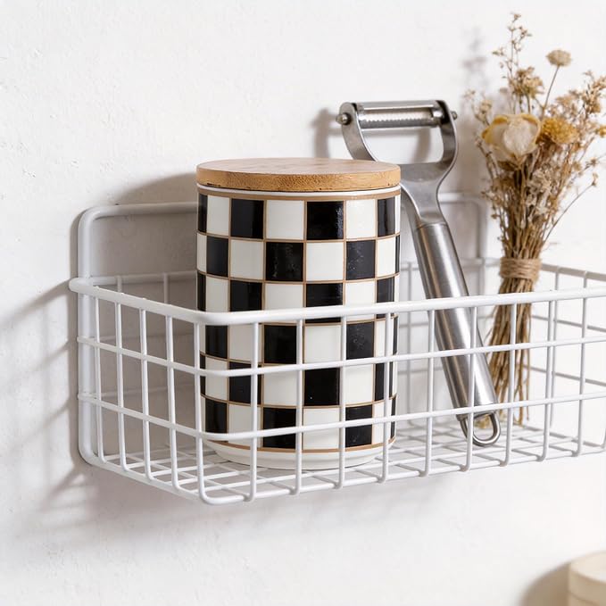 Kitchen Countertop Ceramic Checkered Canisters,Black And White Food Storage Containers With Lid,Airtight Kitchen Canisters for Flour, Sugar, Coffee, Tea, and Dry Goods (Black, Small) - Image 5