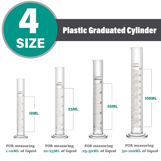 Frienda 30 Pcs 50/100/250/500/1000ml Glass Beaker Set, 3.3 Borosilicate Low Form Griffin Lab Glassware Include Graduated Cylinder, Beaker, Dropper, Stirring Rod, Measuring Cups for Lab Chemistry - Image 3
