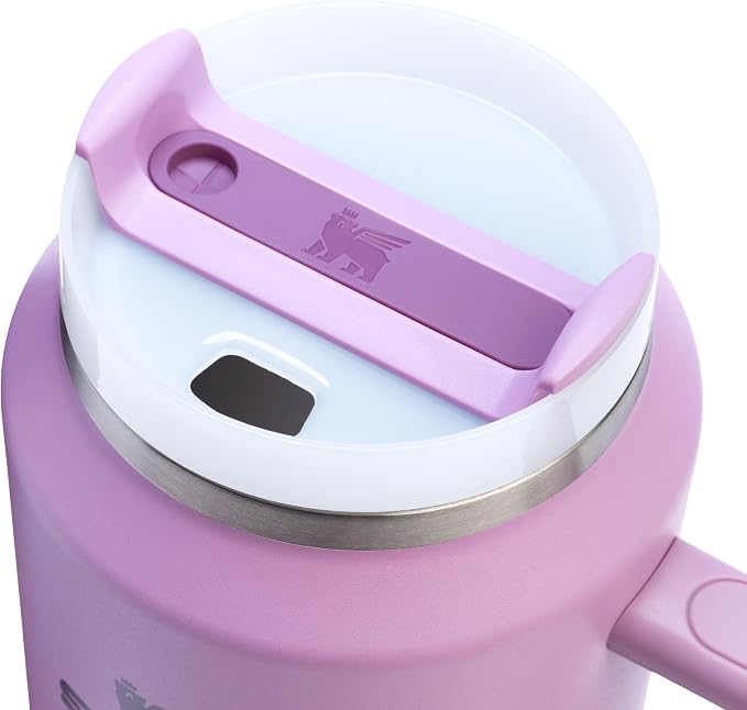 STANLEY Quencher H2.0 Flow State Tumbler, 64 oz, Lilac | Handle and Straw | 3-Position Lid | Large Capacity for Travel & Sports| Insulated Stainless Steel Cup | BPA-Free - Image 2