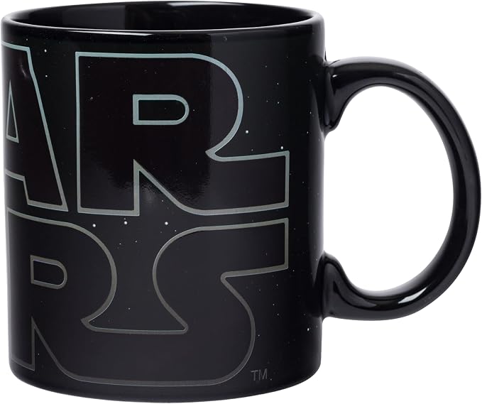 Silver Buffalo Star Wars Logo, Heat Reveal Ceramic Mug, 20oz | Coffee Cup, Boba Fett, Yoda, Luke, C-3PO, R2-D2 and Darth Vader, Stormtrooper, 0.59 Liters - Image 2