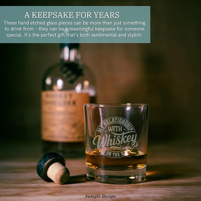Family Blessings 17oz Stemless Wine Glass, Hand Engraved Etched Glassware, Farmhouse Home Decor for Parents & - Image 4