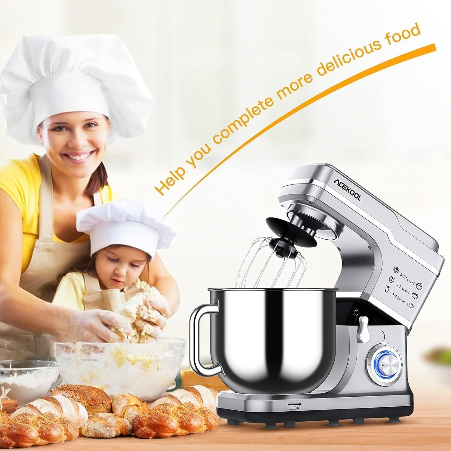 7.5QT 10-Speed Stand Mixer