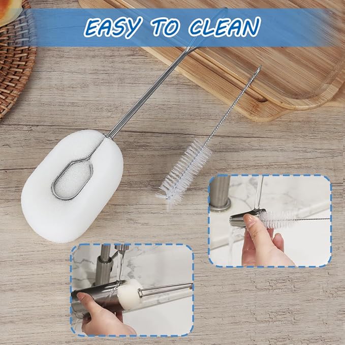 Dessert Decorating Syringe Set,Frosting Piping Kit Stainless Steels Cake Decorating Kit with 6 Icing Piping Tips 3 Cream Scraper for Frosting Cream to Make Cupcakes