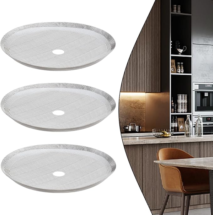 3PCS Stainless Steel Reusable Mesh Filters for French Press Coffee Maker Replacement Screen for 350ML 800ML 1000ML Sizes