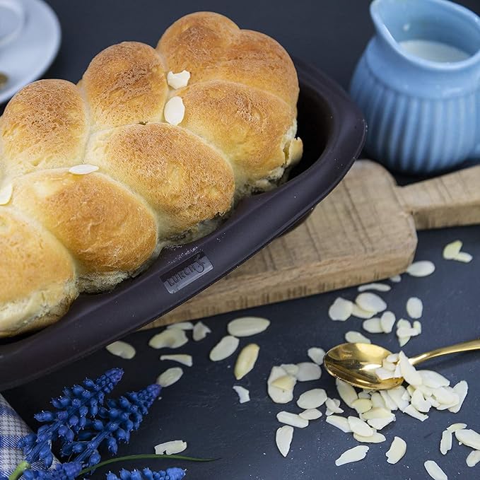 LURCH FlexiForm Yeast Plait/Cake Baking Mould for Baking | Made of 100% BPA-Free Premium Platinum Silicone 30 x 16 cm Brown - Image 6