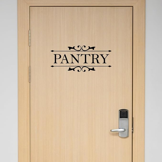 Pantry Vinyl Wall Decal Sticker Art Decal for Pantry Room Door Home Decoration - Image 7