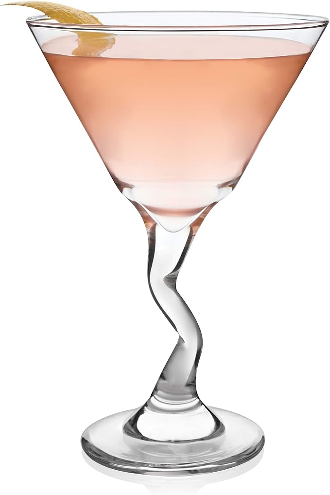 Libbey Z-Stem Martini Glasses Set of 4, Lead-Free Glasses with Z- Stem, Dishwasher Safe Martini Glasses Set for Parties - Image 7