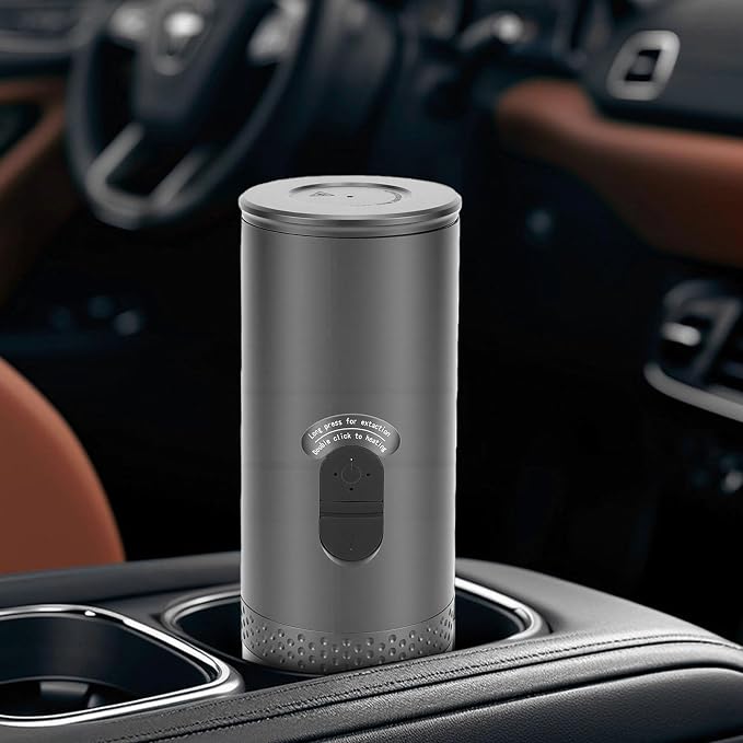 Mini Capsule Coffee Brewer, Portable Electric Maker for Car Camping - Image 7