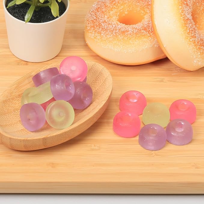 Mini Donut Silicone Mold for Chocolate Candy Gummy, 2 PCS | Mini Doughnut Molding Trays for Homemade Mint/Snacks/Cake Décor, 48 Cavities, Food-Grade - Image 7