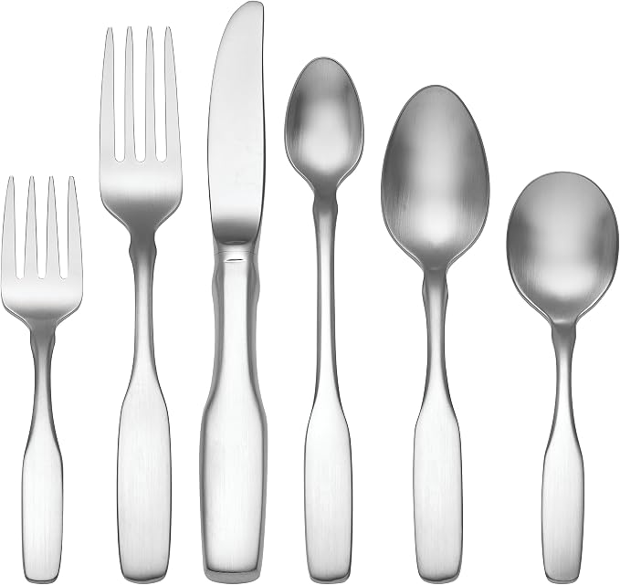 Oneida Baby/Child Paul Revere 6 Pc. Progress Set | satin finish, dishwasher safe | includes knives, forks, and spoons | cutlery set for kitchen and dining by Oneida