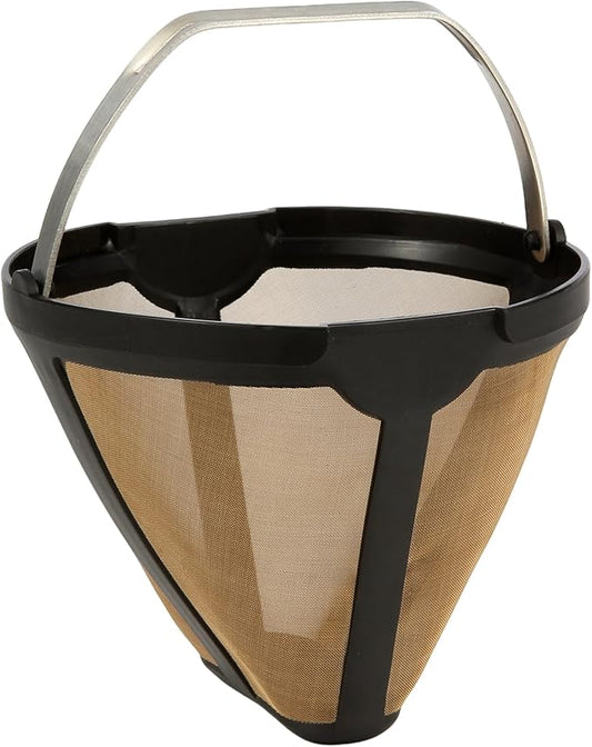 Replacement for CE250 CE251 Coffee Permanent Gold Tone Filter, Compatible with Ninja 12-Cup Programmable Coffee Brewer