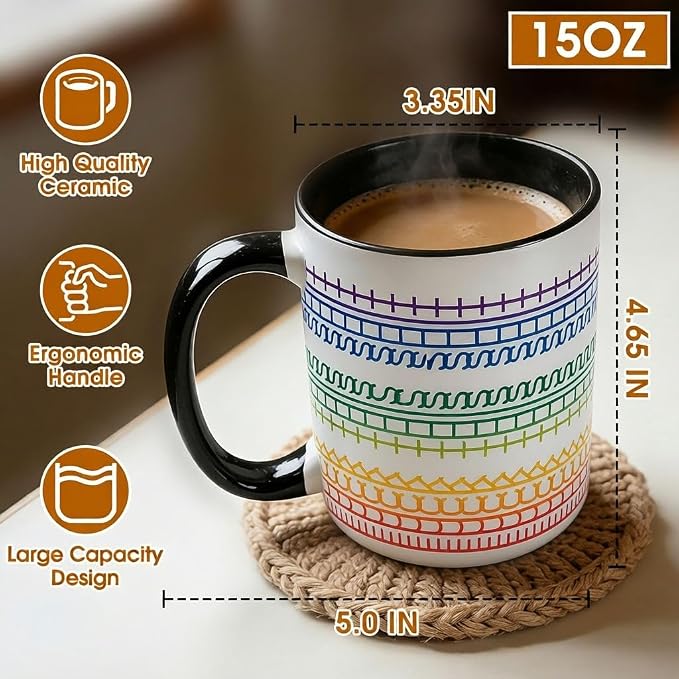 Funny Coffee Mugs for Women Men,15oz Hidden Message Ceramic Cup | Secret Message Mug,Novelty Birthday Gag Gifts for Friends,Family,Office Prank Gag Gift for Coworkers,Fun White Elephant Gifts - Image 3