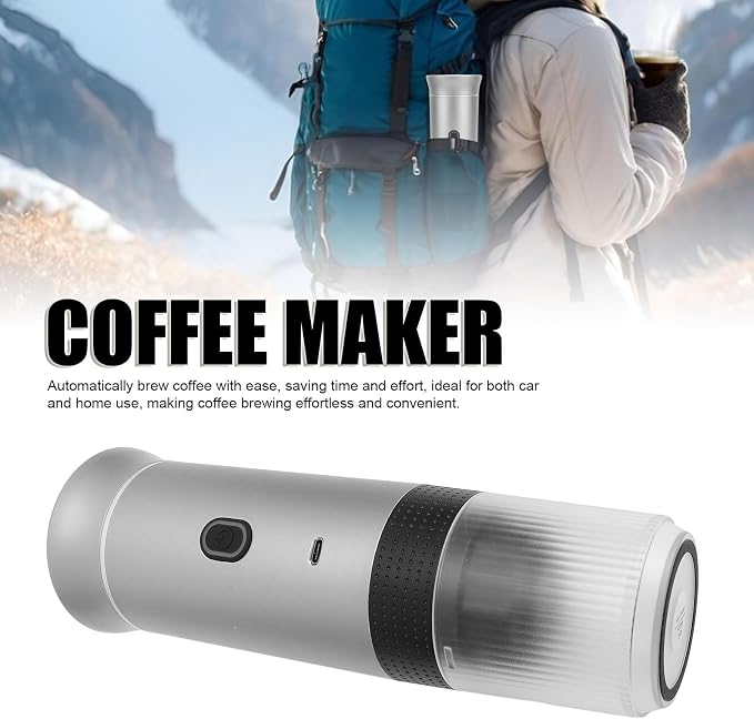 RiToEasysports Portable Coffee Maker Capsule Machine Compact Automatic for Travel Office Home Lithium Battery Powered - Image 8