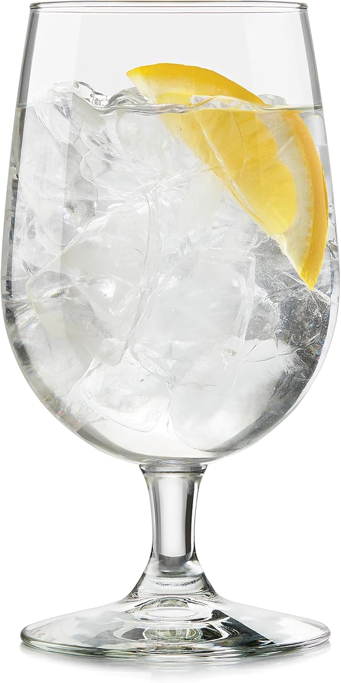 Libbey 7513 Vina Goblet Glasses, 16-ounce, Set of 12 by Libbey