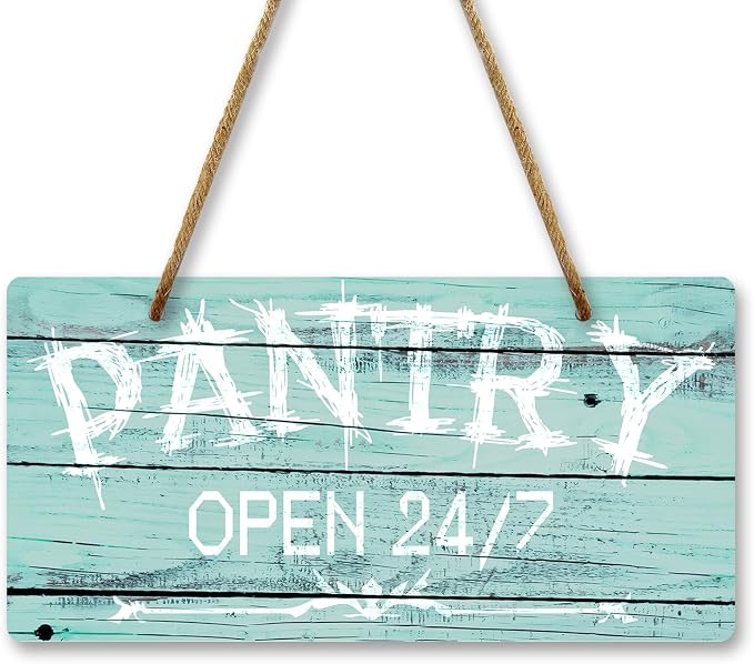Pantry Sign Pantry Wall Decor Plastic Hanging Signs Pantry Door Sign for Kitchen Pantry Decor Door Decor for Pantry Room Farmhouse Themed Pantry Signs Pantry Decoration Housewarming Gift by DlaeKua