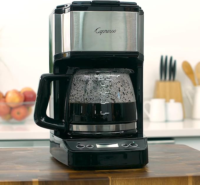 Capresso 5-Cup Mini Drip Coffee Maker, Black and Stainless Steel - Image 6