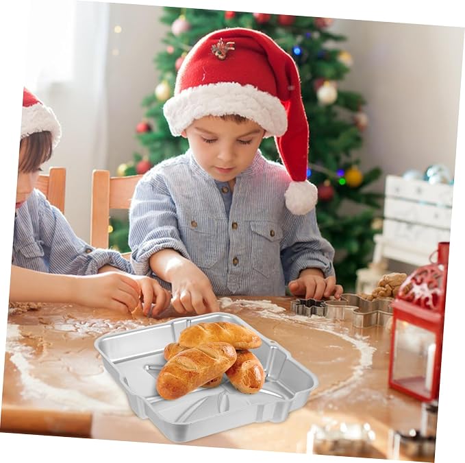 STOBAZA Box Shape Cake Baking Pan Aluminum Alloy Mold Reusable for Cakes Pies Bread to Store Bakery Tools Kitchen Accessories - Image 2