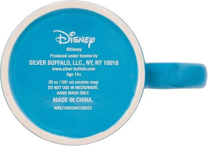Silver Buffalo Disney Lilo and Stitch Lion King Costume, Ceramic Mug, 20oz | All Hail the King, Scrump, Glitter Finish, 0.59 Liters - Image 4