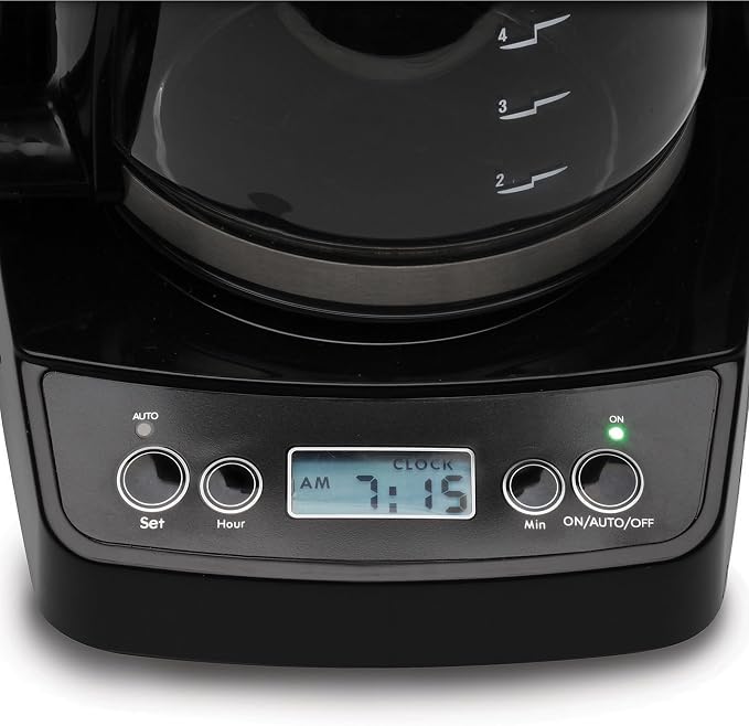 Capresso 5-Cup Mini Drip Coffee Maker, Black and Stainless Steel - Image 3