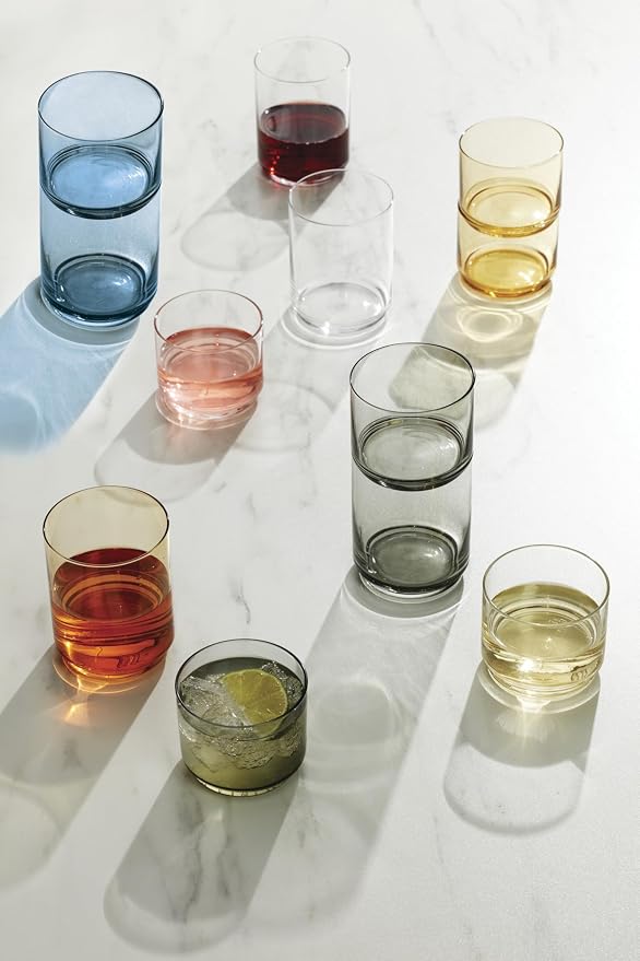 Lenox Tuscany Classics Stackable Highball Glasses, Set of 6 | dishwasher safe | 2.5 inch height | stackable design | 9oz, gift for women, drinking glasses cups, glassware - Image 13