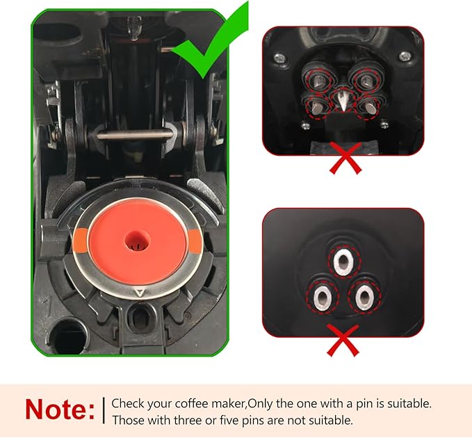 Reusable K Cups and Coffee Pods,Universal stainless steel k Cups for Keurig 2.0 and 1.0 Coffee Makers machine(2pack)