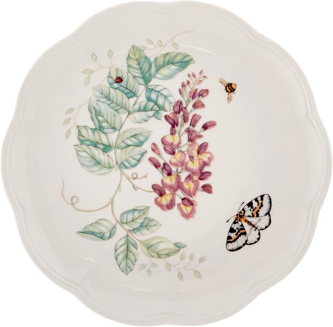 Lenox Dinnerware Set, Butterfly Meadow 18-Piece Set, Service For 6, White Porcelain, Butterfly And Flower Designs, Plates And Bowls Sets, Dishwasher Safe, Home & Kitchen (Assorted, 18 Pieces) - Image 16